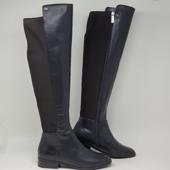 Michael Kors Women's Bromley Over The Knee Flat Riding Black Boot Size 5.5 New - Picture 1 of 13